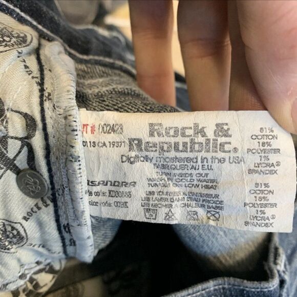 ROCK & Republic Kassandra jeans Sz 28 - Picture 8 of 10